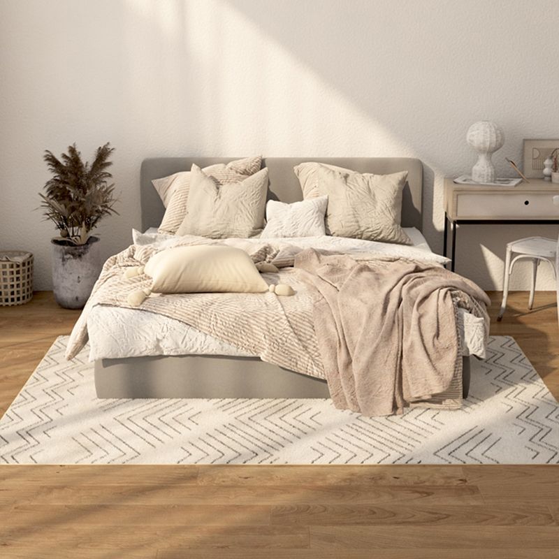 Multi -Farb -Schlafzimmer Teppich Ethnischer geometrischer Teppich Polypropylen Haustierfreundlicher Waschmaschinen Teppich