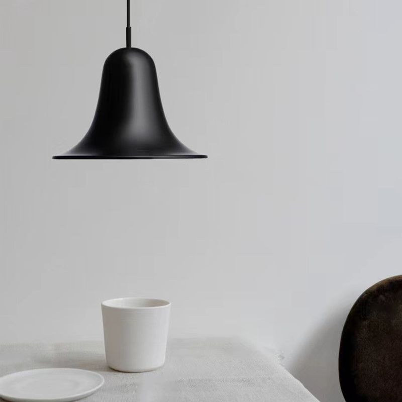 Metal Hat Shape Hanging Pendant Light Minimalist Suspension Pendant Light