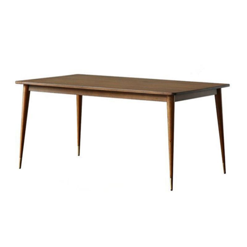 Luxury Pine Wood Table for Restaurant Rectangle Dining Table with 4 Legs