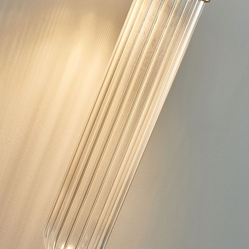 Modern Style Cylinder Vanity Light 2 Lights Metal Vanity Lamp for Shower Room