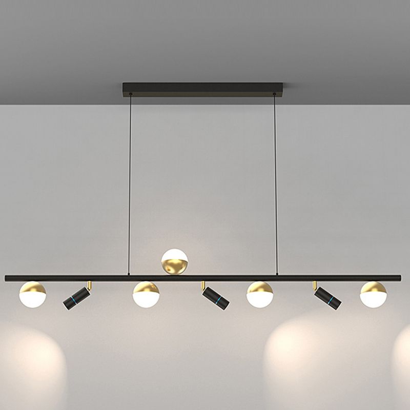 Angle Adjustable Multi Light Spotlight Modern Style Cylinder LED Island Light Downlight Lighting Fixture for Dining Room