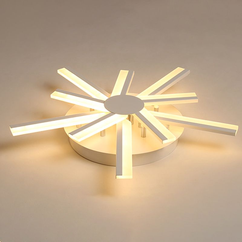 Luces de techo de al ras de metal de montaje lineal de estilo moderno