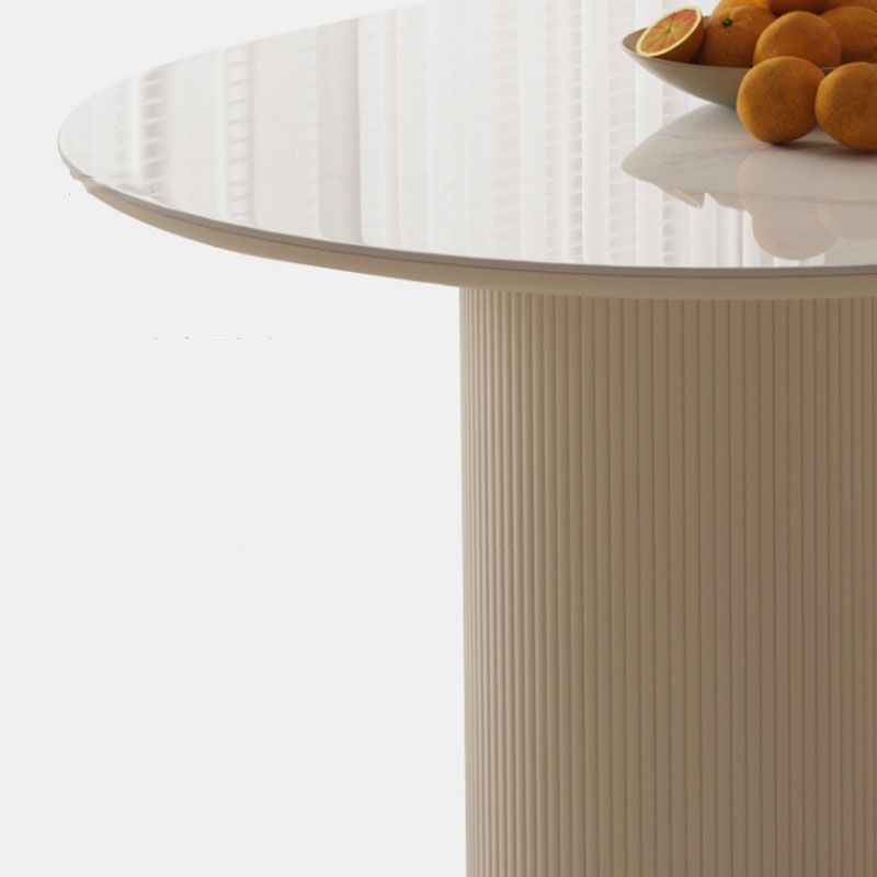 Kitchen Contemporary Dinner Table Double Pedestal Dining Table
