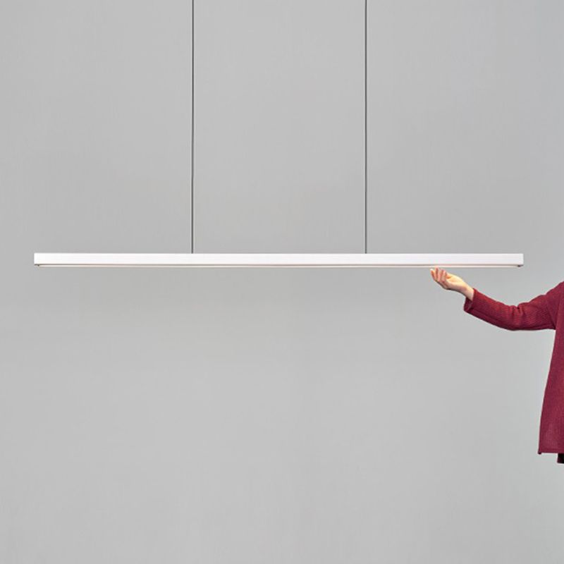 Lineare Anhänger-Beleuchtungsrichtung zeitgenössischer Küchenanhänger Leuchtmetall 1-Licht