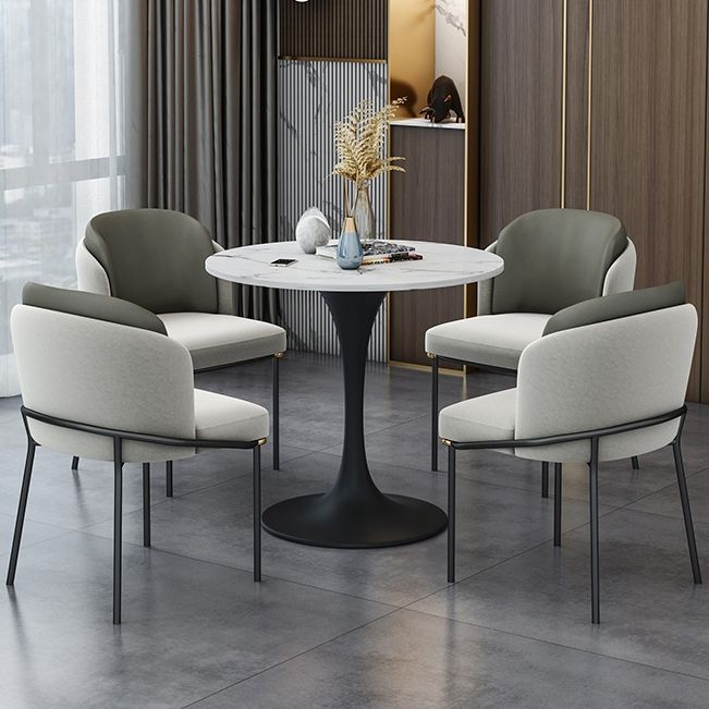 Modern Sintered Stone Dining Table Set 1/2/4/5 Pieces Dining Set