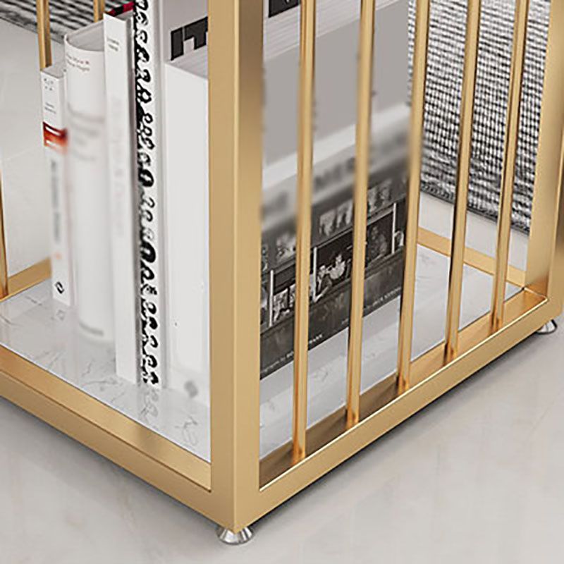 Mesa de bistro de mármol de rectángulo glammamam