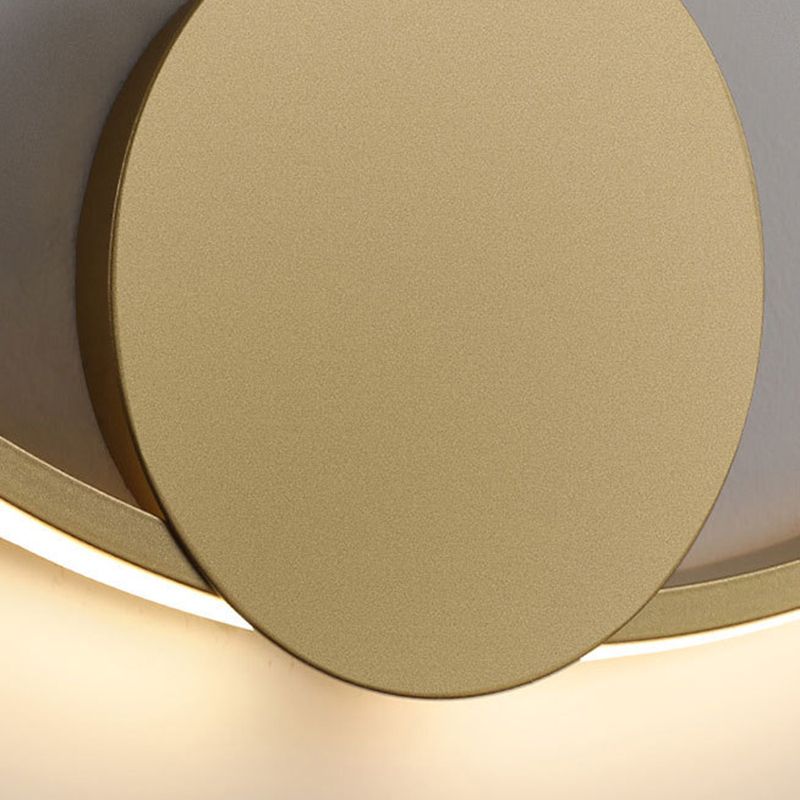 Modern Style Linear Shape Wall Sconce Metal 1 Light Sconce Lighting for Living Room