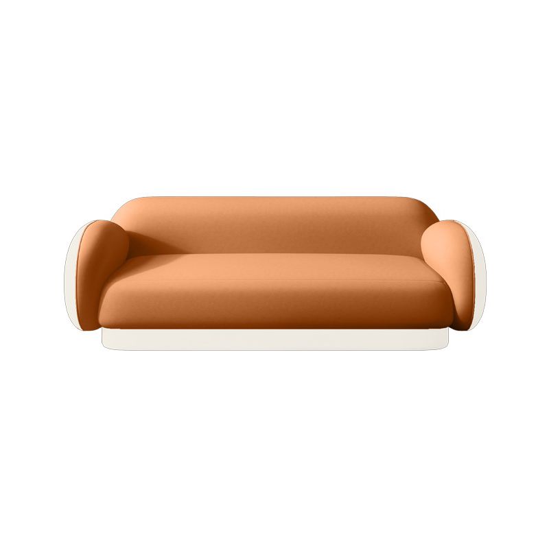 Modern Macaroon Sofa Pillow Top Arm Standard Tight Back Sofa for Apartment
