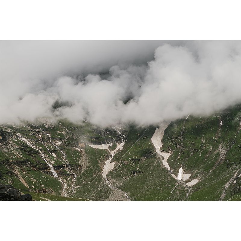 Vivid Style Mountain Wall Mural Wallpaper Photography Mildew Resistant for Home