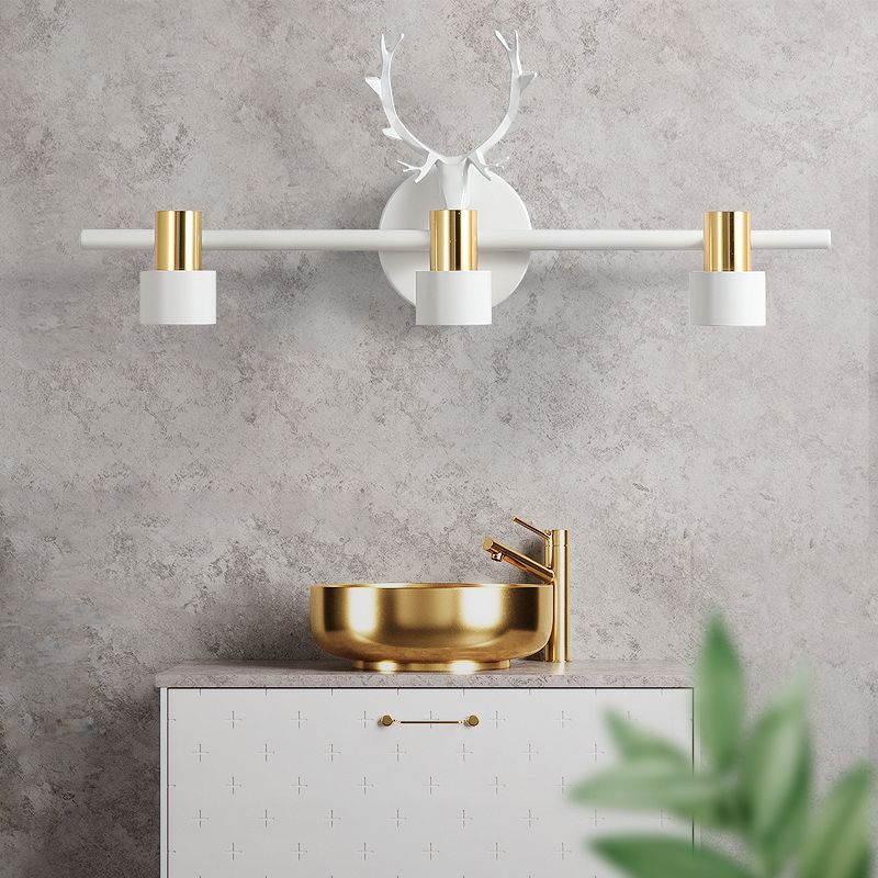 Antler Makeup Mirror Lamp Modern Simple Wall Light Fixture for Bathroom Washroom