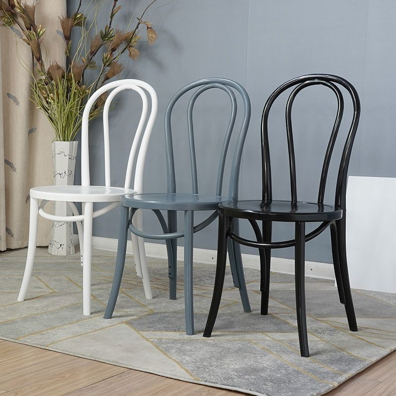 Bentwood Armless Side Dining Chairs Country Style Wood Dining Room Chair
