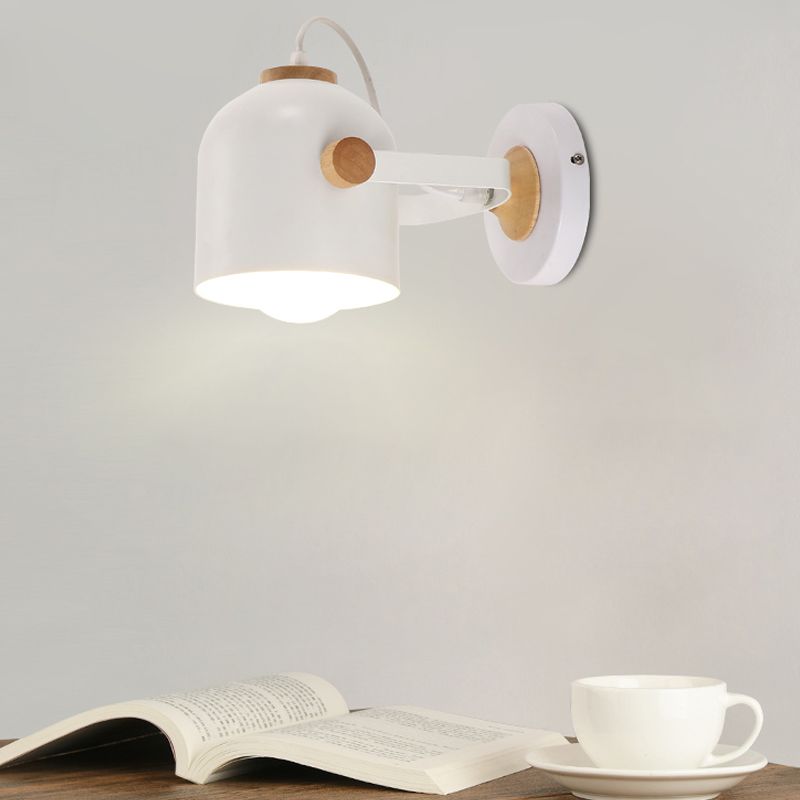 Roteerbare gangbeker plafondlicht metaal één lamp macaron loft snoep gekleurd plafondarmatuur