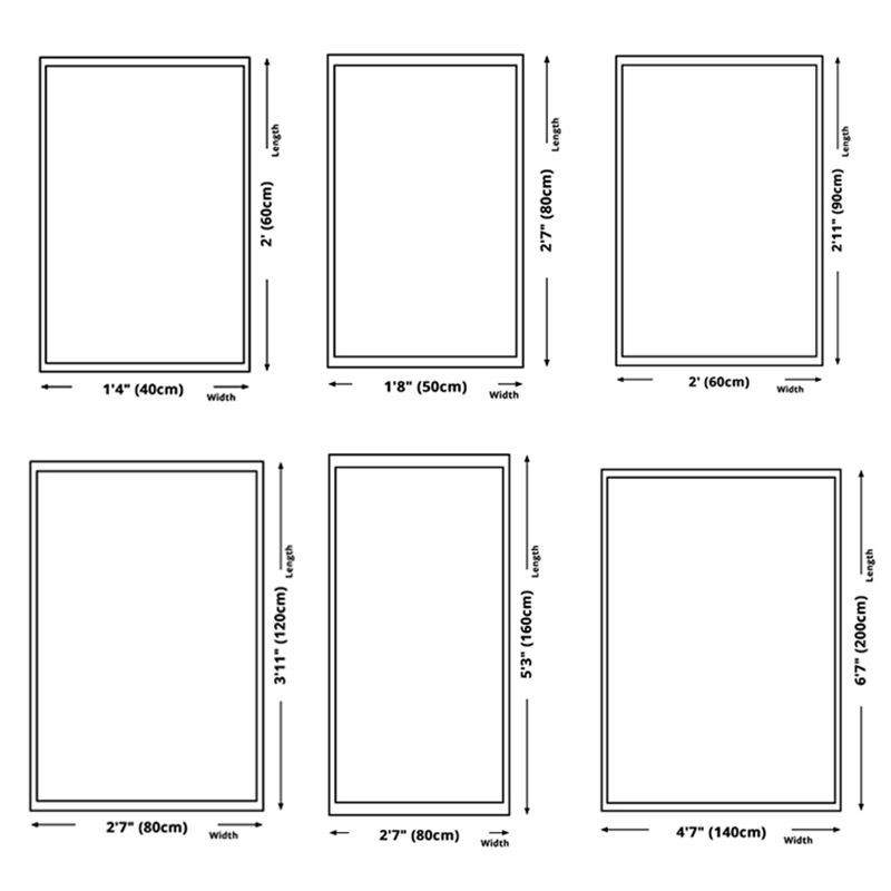 Ink Painting Rug Polyester Modern Area Carpet Stain Resistant Indoor Rug for Living Room