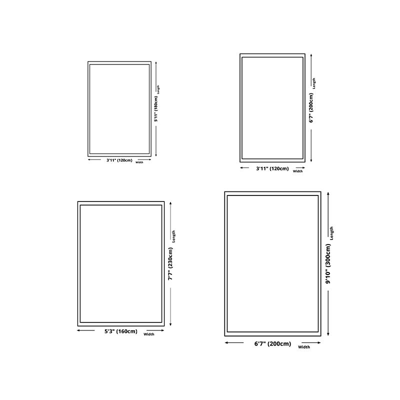 Light Gray Modern Rug Blending Striep Rug Stain Resistant Rug for Drawing Room