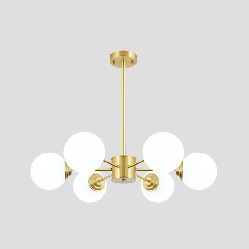 Lampade a lampadario moderne lampade a sospensione a sospensione multipla con tonalità di vetro
