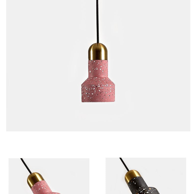 Swag Suspension Pendant Light Contemporary Style Stone Pendant Lighting Fixture