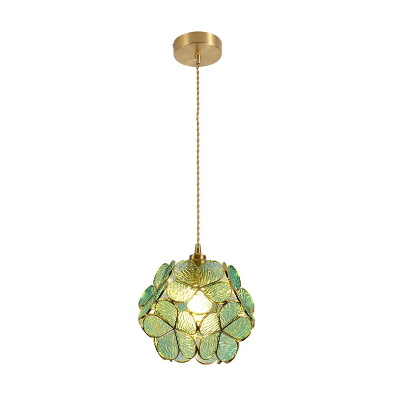 Glass Hanging Pendant Light Tiffany Style Suspension Pendant Light