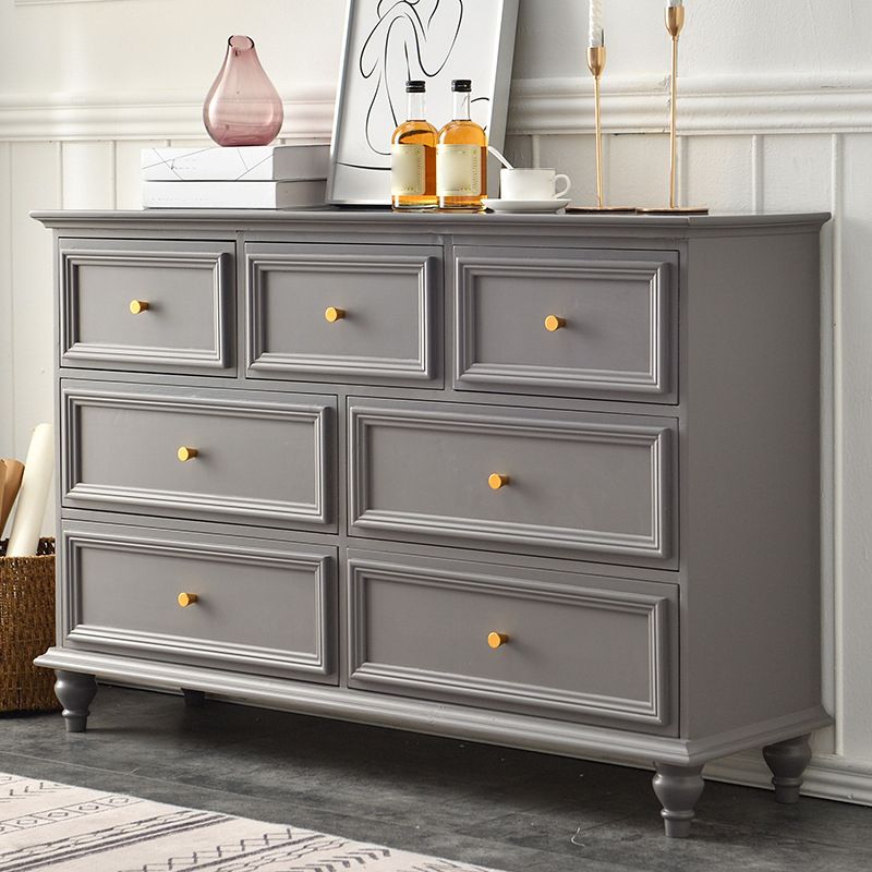 Contemporary 13.7" Wide Storage Chest 6 Soft-Close Drawers Chest