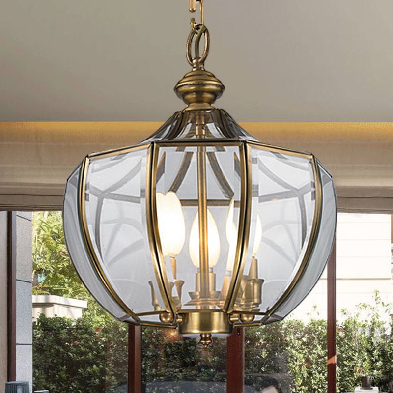 Lampada lampadina a candela di vetro di latte moderna 3 lampadine a sospensione in ottone Apparecchio di illuminazione a sospensione con sfumatura del barattolo