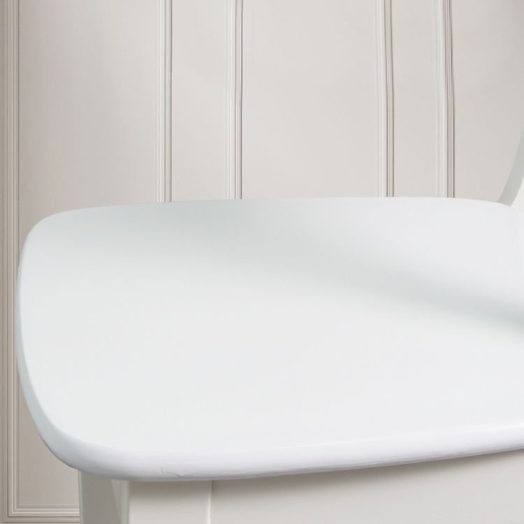 Silla auxiliar escandinava de madera de caucho con respaldo abierto, silla de comedor tapizada natural (juego de 2)