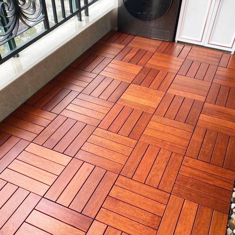 Interlocking Hardwood Flooring Waterproof Wood Flooring Tiles