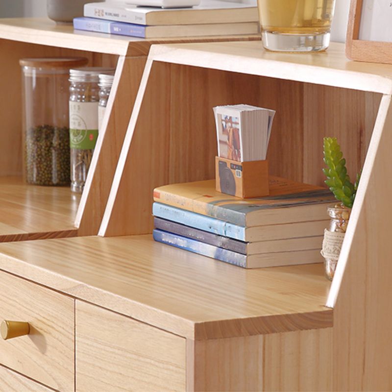 15.74" Wide Accent Chest with Straight Legs Contemporary Chest with 6 Drawers