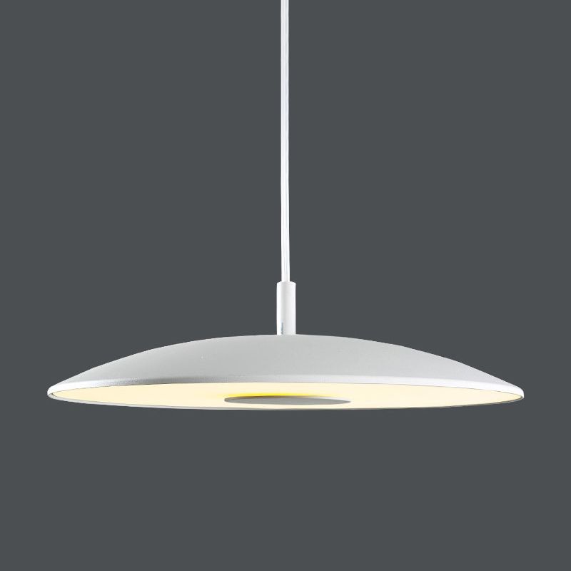 Metal Dome Suspension Lamp Minimalist LED Pendant Lighting for Dining Room