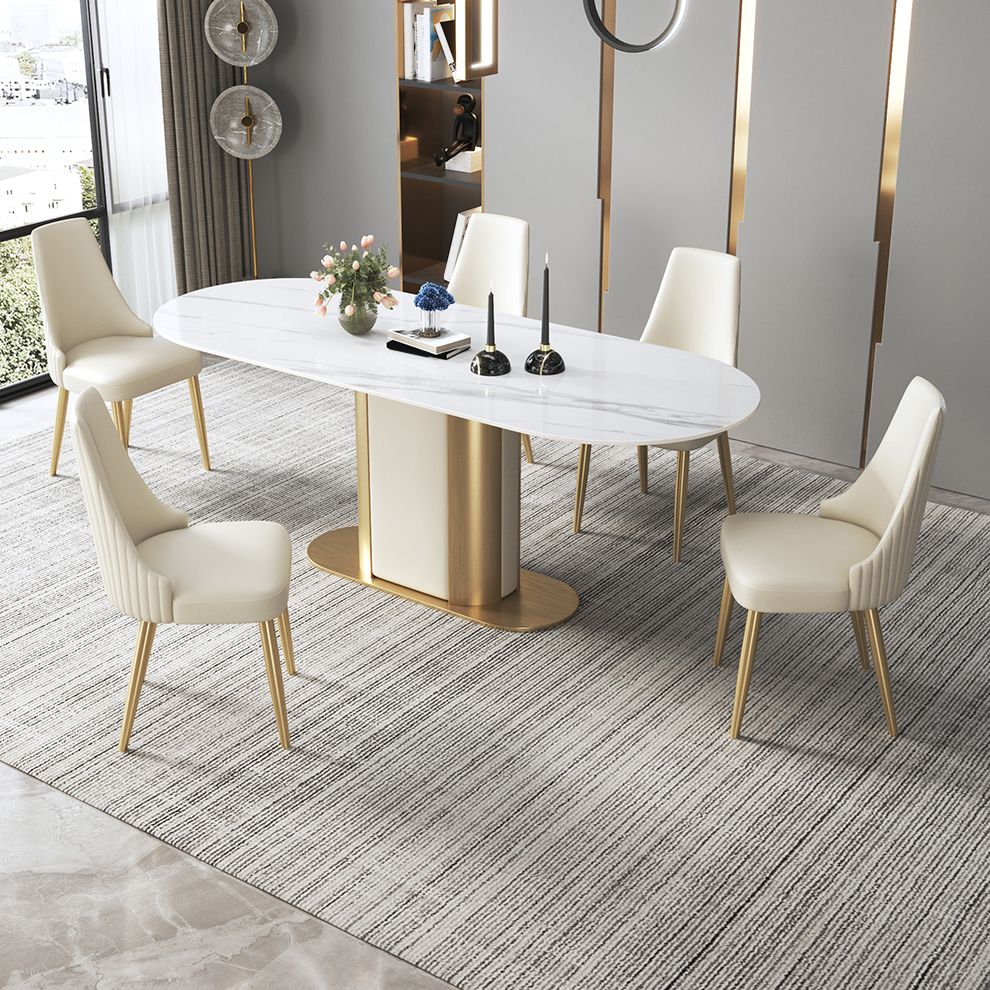 Kitchen Home Glam Chair Armless Dining Chair with Upholstered