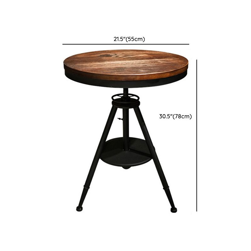 Modern 1/3/5 Pieces Dining Set Round Pine Wood Dining Table for Indoor