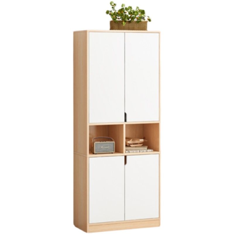 Closed Wooden Bookcase Modern Home Living Room Bedroom Standard Bookshelf