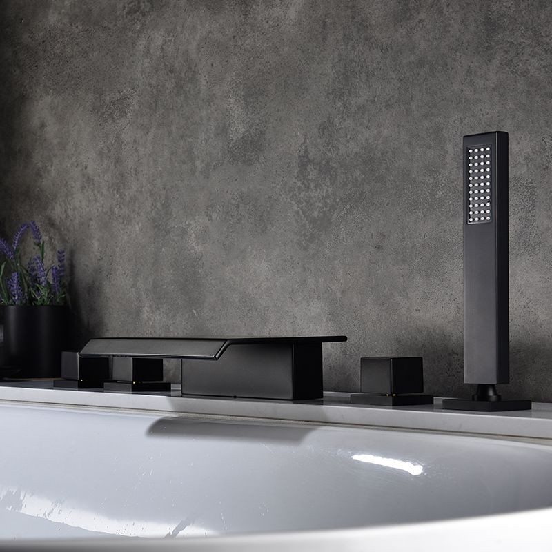 Modern Bathroom Faucet Low Arc Pure Color Wall Mounted Bathroom Sink Fauce