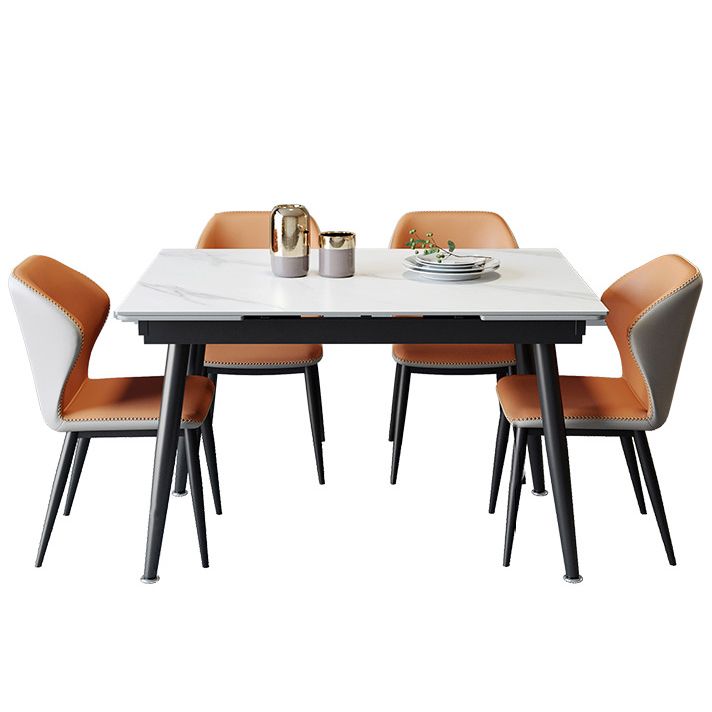 Rectangle Dining Site Table Simplicity Style Dining Room Collection with 4-foot
