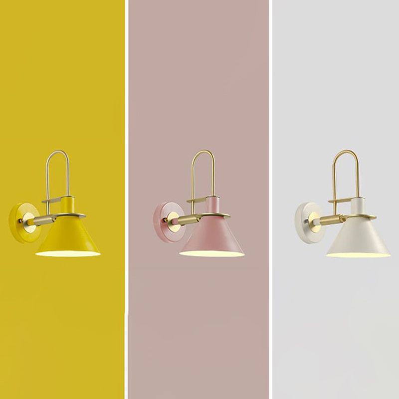 Accesorio de iluminación de pared nórdica Diconce de luz de pared de metal para dormitorio