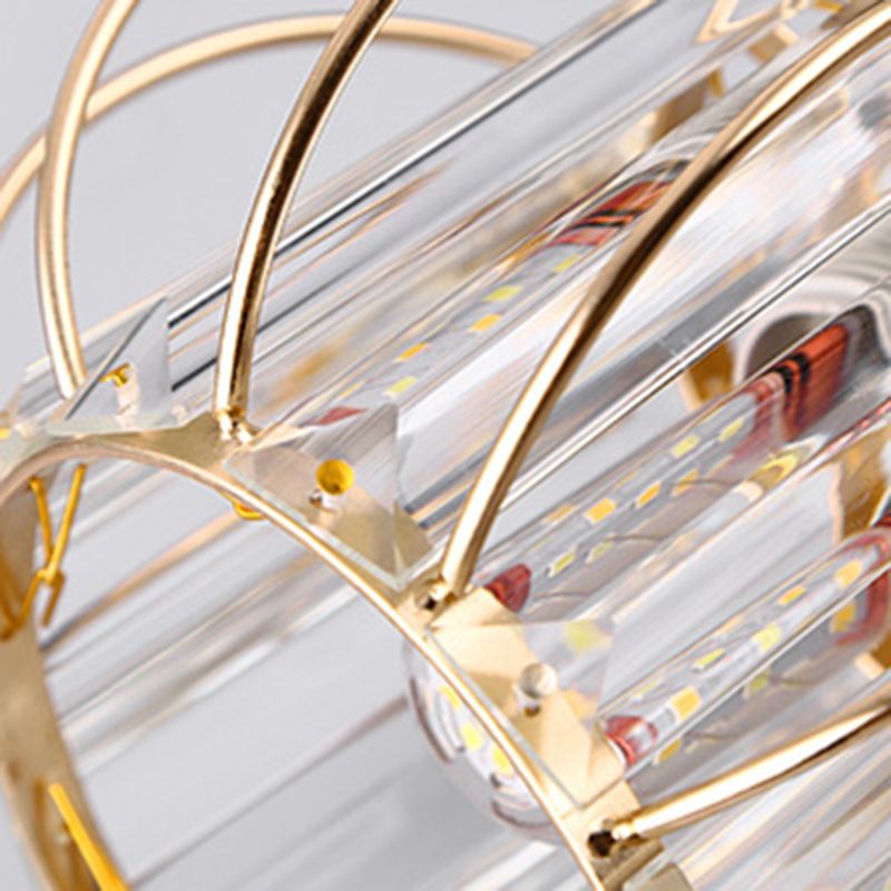 Lampada a sospensione sferica a sospensione modernismo cristallo a 1 lucciola lampada a goccia