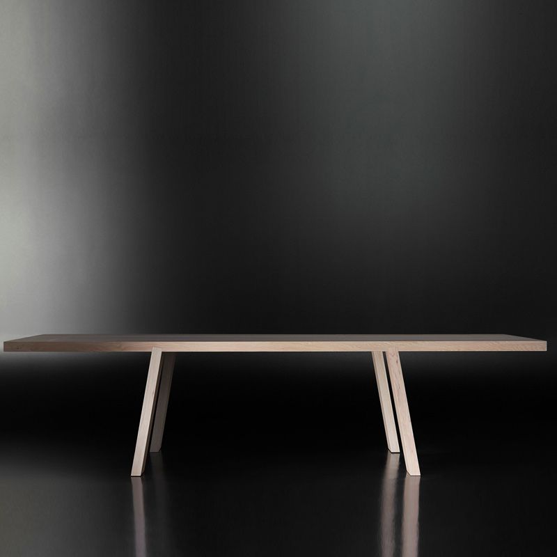 Rectangle Office Meeting Table Industrial Solid Wood Office Desk