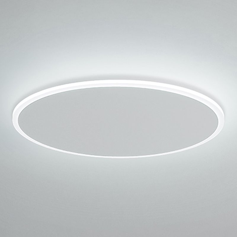 Metal Circular Techo Flush Montaje Luce de techo blanco LED nórdico Lámpara de techo blanco