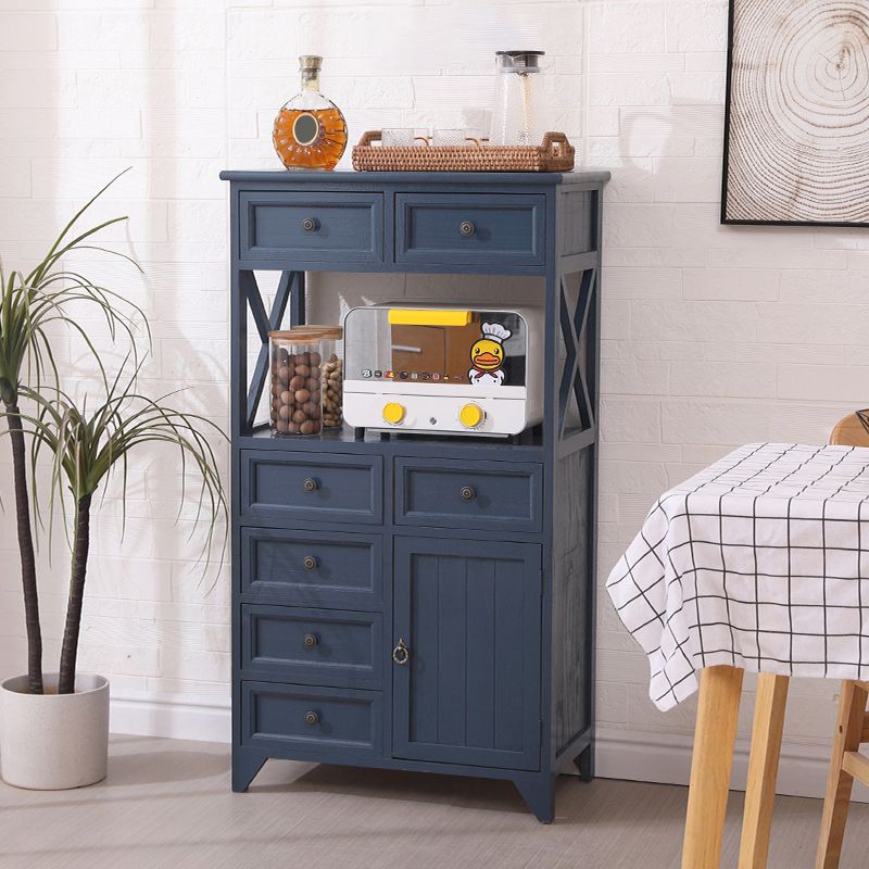 Coastal Combo Dresser Solid Wood Storage Chest Dresser for Bedroom