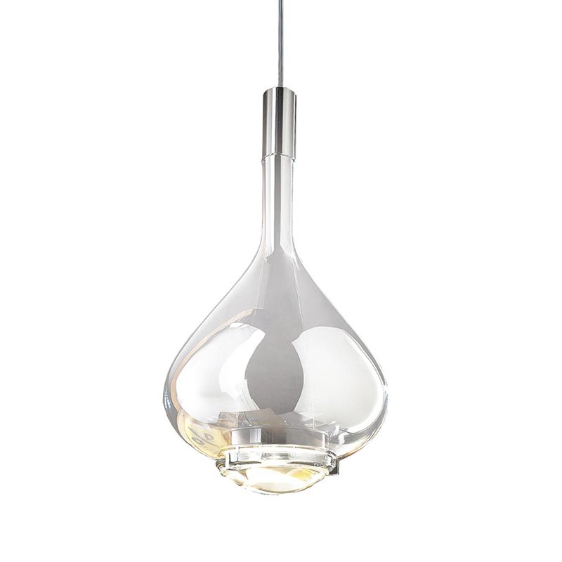 Moderne kreative einheizliche Lichtelektroplate Eisengeometrische Hanglampe mit Glasschatten