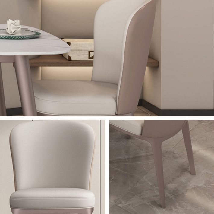 Modern Sintered Stone Dinette Set 1/2/5/7 Pieces Rectangular Dining Set