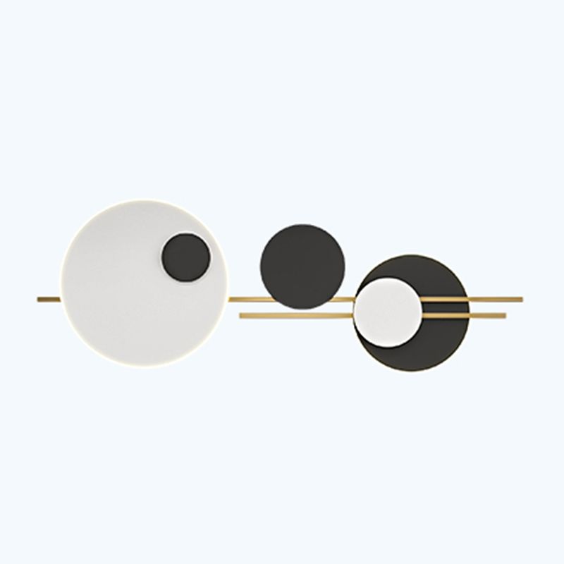 Estilo nórdico Luz de pared de metal Colorido LED LED Disconce para sala de estar