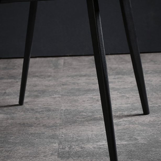 Silla industrial de metal para comedor, cocina, silla lateral con respaldo sólido