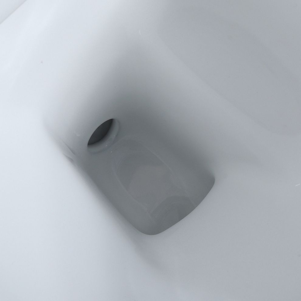 Modern Seat Included One Piece Toilet Round Floor Mounted Toilet Bowl for Washroom