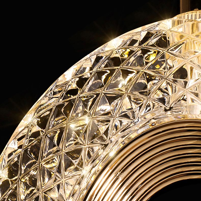 Accesorio acrílico de iluminación minimalismo kit de luz colgante para dormitorio