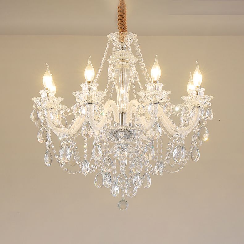 American Style Chandelier Crystal Multi Light Hanging Light for Bedroom