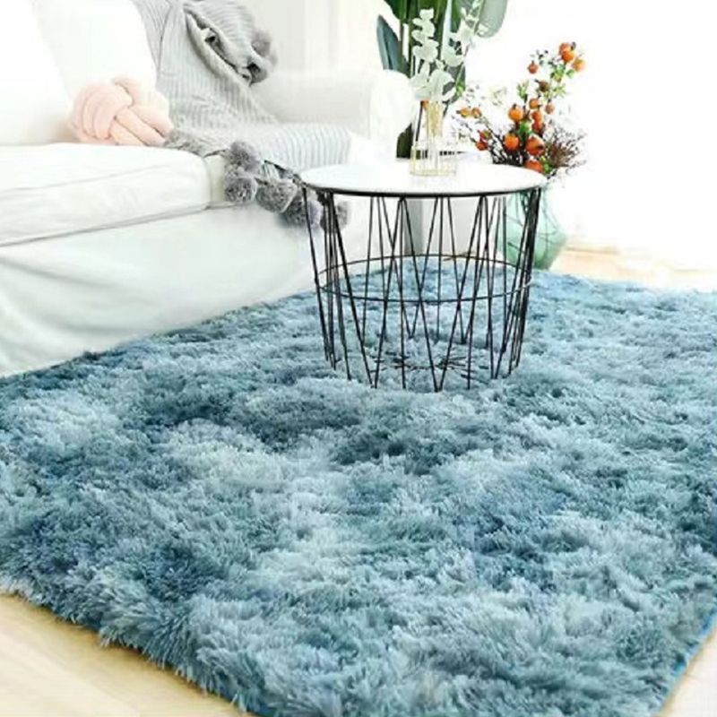 Tapis moderne en peluche de dye à cravate moderne