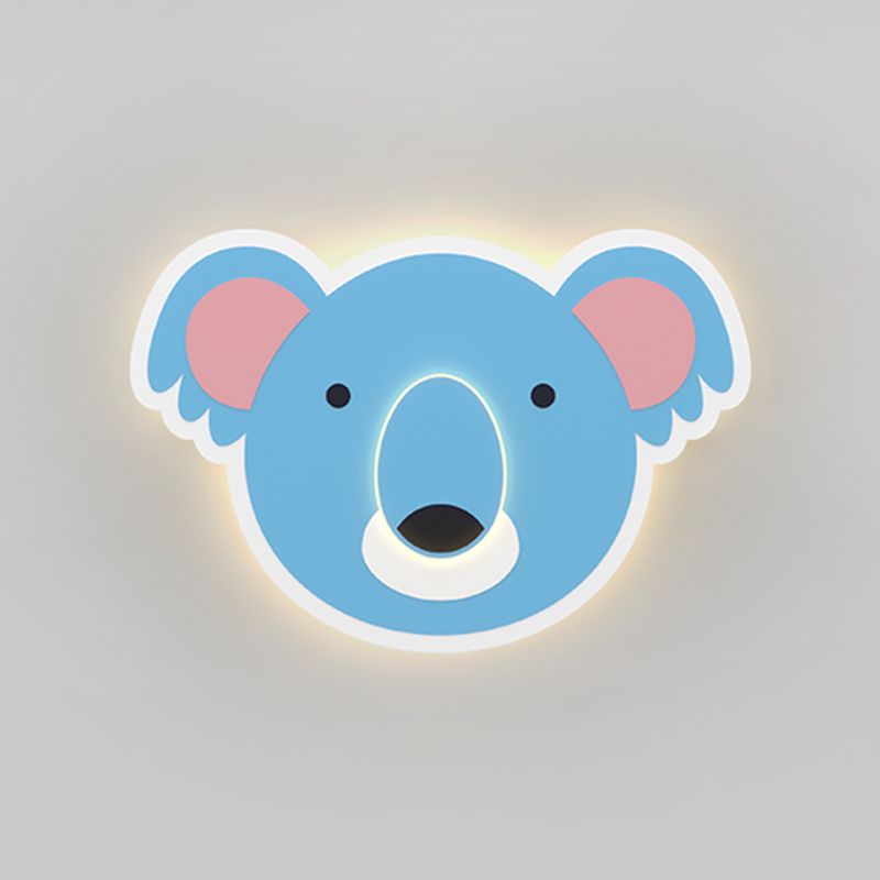 Modern Style Unique Shape Wall Sconce Metal 1 Light Sconce Lighting for Children's Room