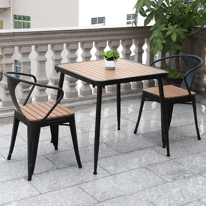 Modern Engineer Wood Dining Set 1/2/5/7 Pieces Dining Set for Home Use