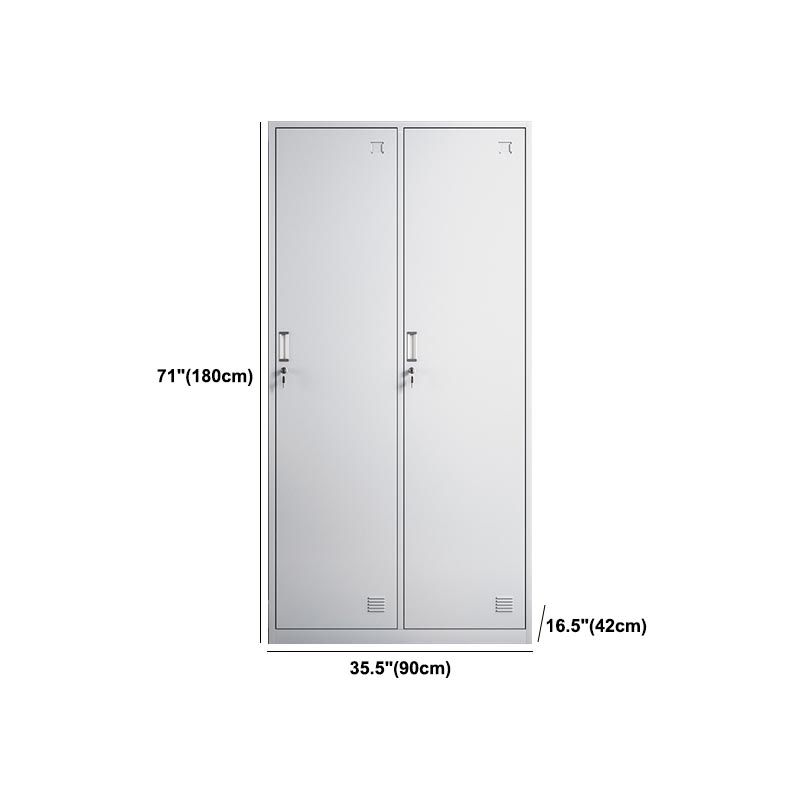 Hinged Modern Wardrobe Armoire Metal Wardrobe Cabinet for Home