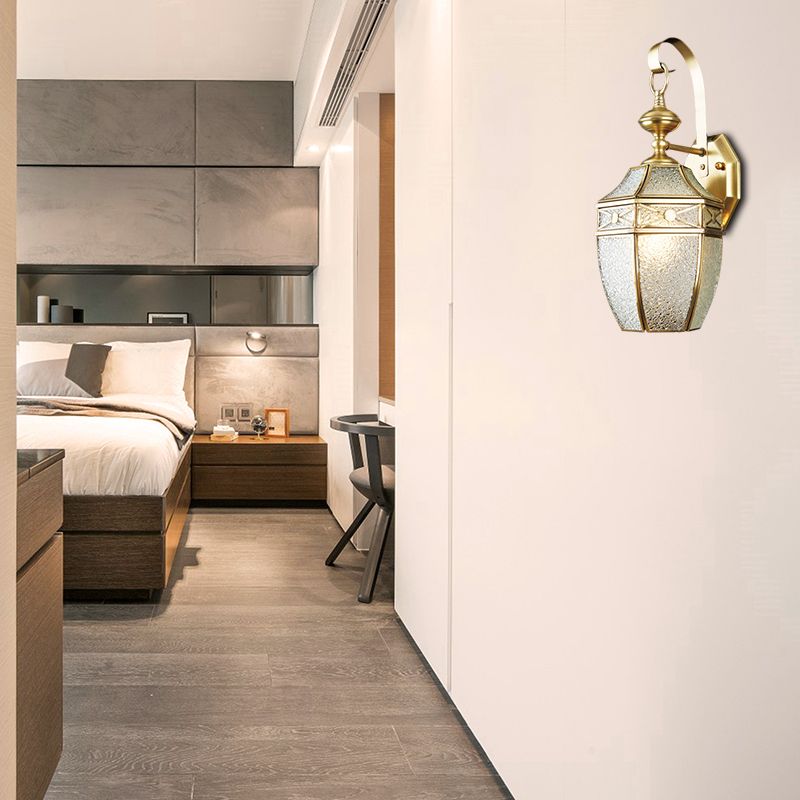 Luminaire à applique de lanterne traditionnelle