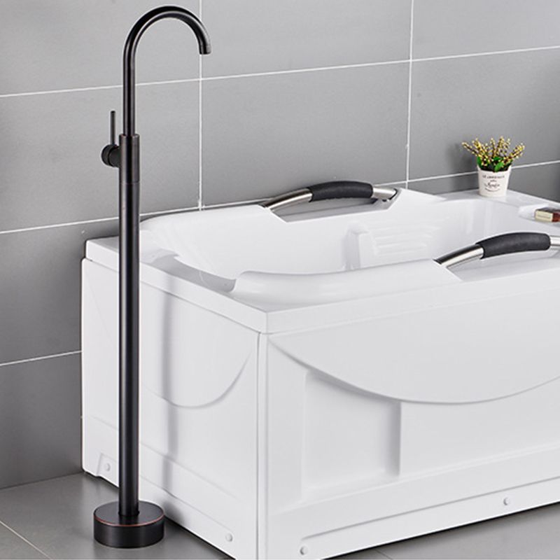 Modern Freestanding Bathtub Faucet One Handle Freestanding Tub Filler Trim